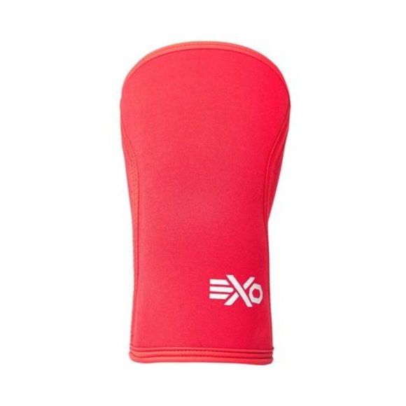 Exosleeve 5mm Knee Sleeve Pair (Solid Red) - Picture 2 of 2